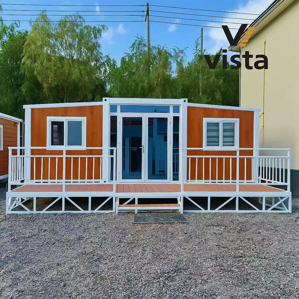20Ft Container House 40Ft Tiny Villa Design Home Pitched Roof Container House