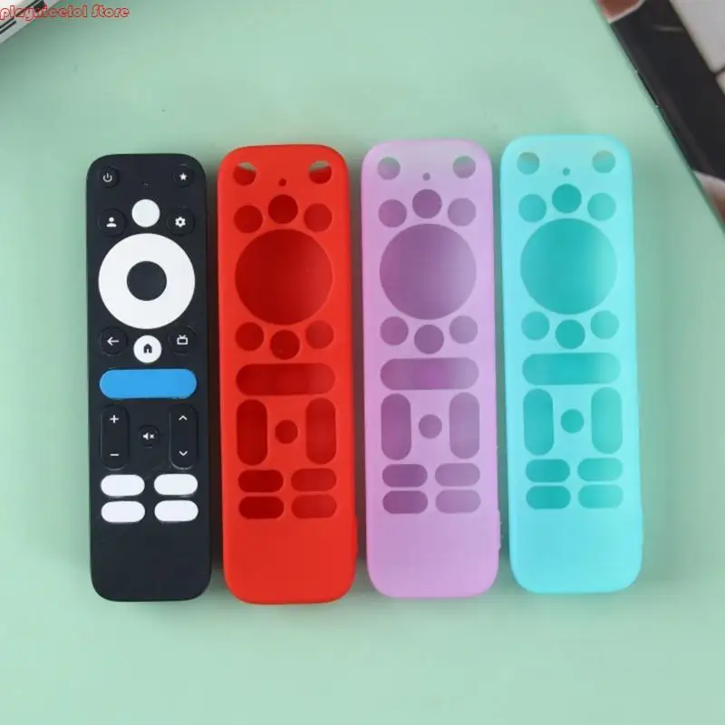 

E8BA AntiSlip Remote Cover Cover, совместимая с Onn TVBox 4KPRO Защитная оболочка