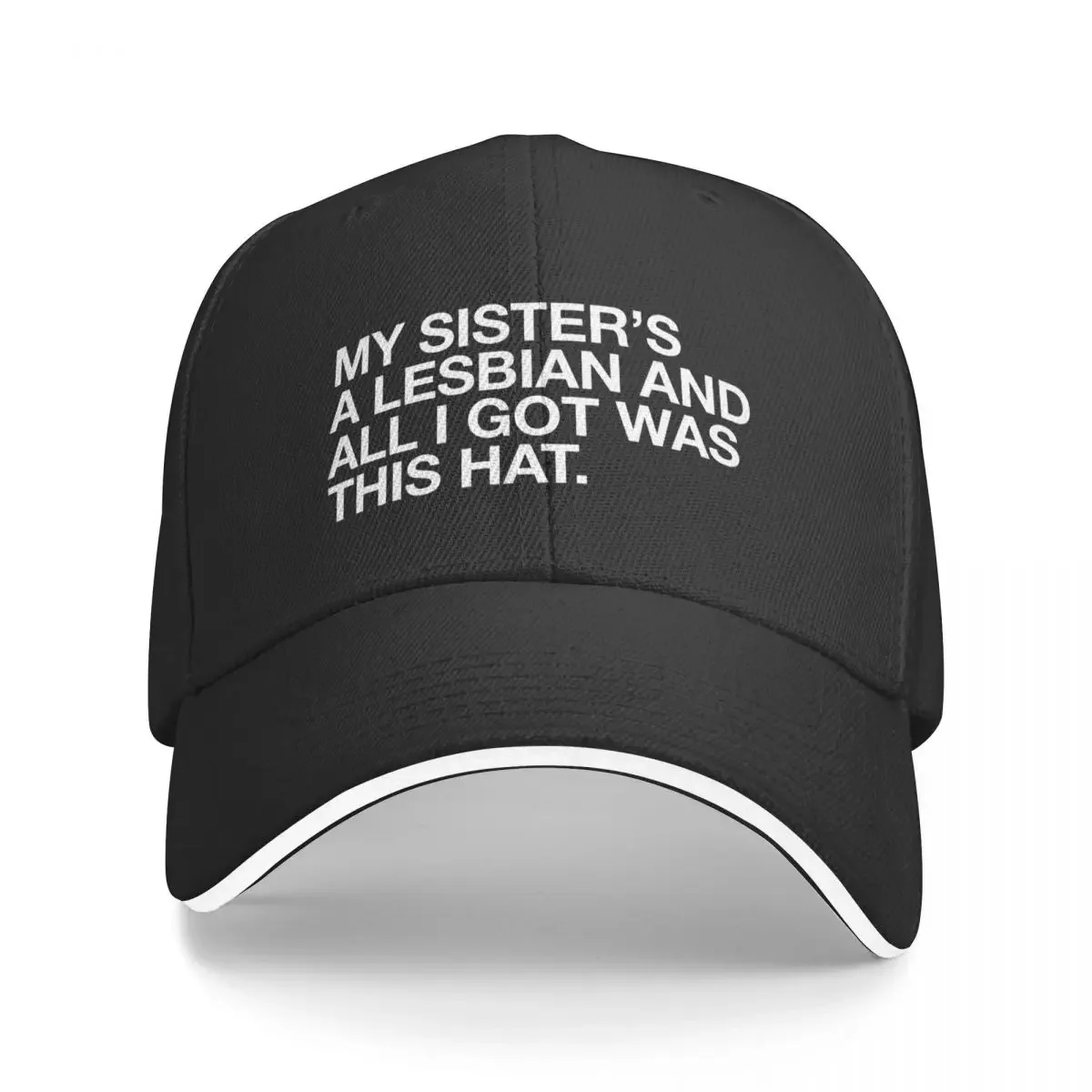 

My Sister's A Lesbian Baseball Cap Vintage hiking hat Hat Beach fishing caps man Women Men's