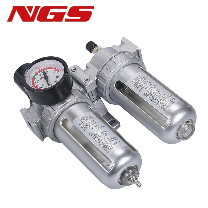 SFR200/300/400 SFC200/300/400 SFL200/300/400 Combination Lubricator Air Filter Gas Source Treatment Oil Water Separator
