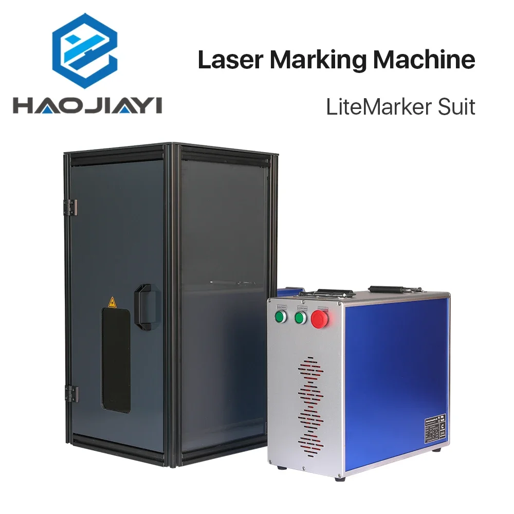 

Raycus 50W Laser Marking Machine With Laser Protective Cover Ezcad Software for Metal Gold Silver Letter Photo Marking