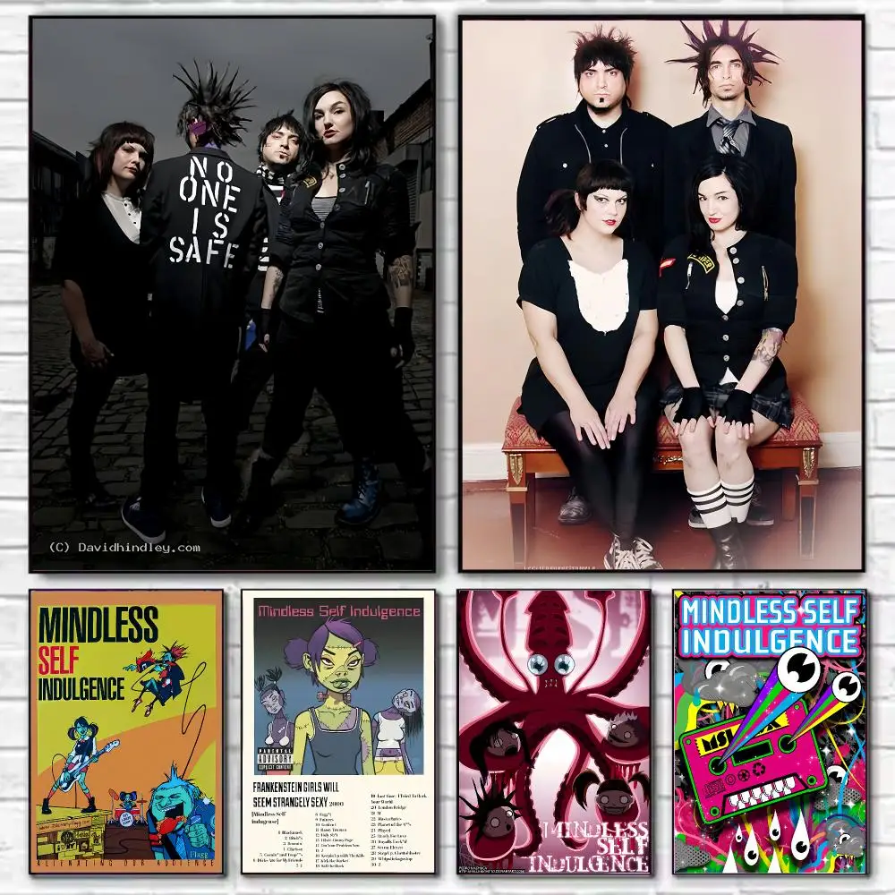 Mindless Self Indulgence Poster HD Art Decorative Wall Art Waterproof Home Décor for Living Room Bedroom Café Stylish Gift