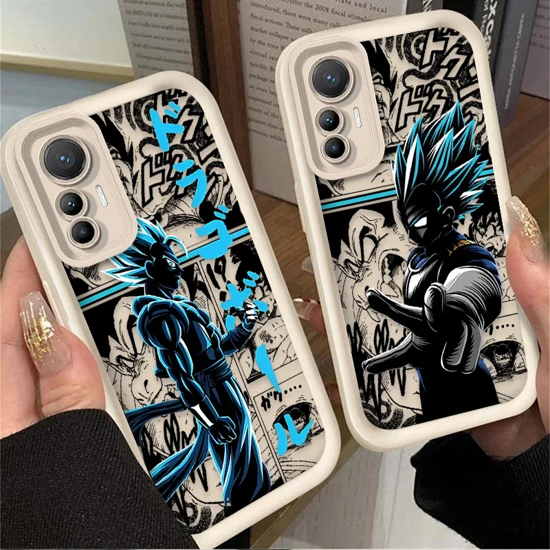 Cool Man Anime DBZ Case for Xiaomi POCO X6 X5 X4 GT X3 NFC F3 F4 F5 F6 M5S C65 M6 Pro 4GMi 13T 12T 11T 13 12 11 Lite 5G NE Etui