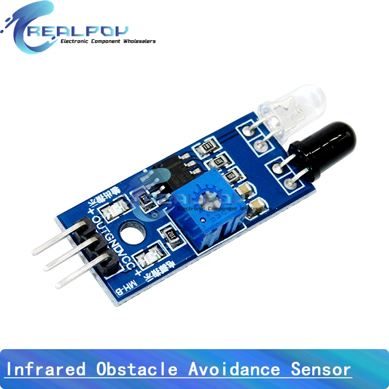 Estardyn IR Infrared Obstacle Avoidance Sensor Module for arduino Smart Car Robot 3-Pin Reflective Photoelectric