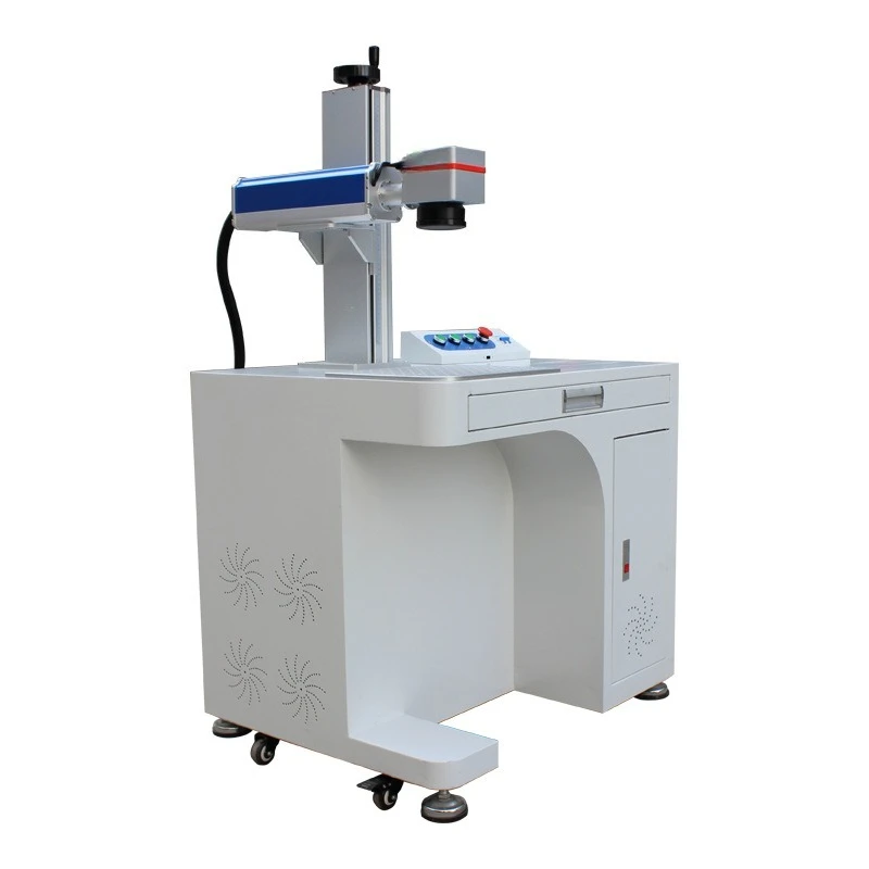 Visual laser marking machine, automatic identification of marking codes, lettering and engraving