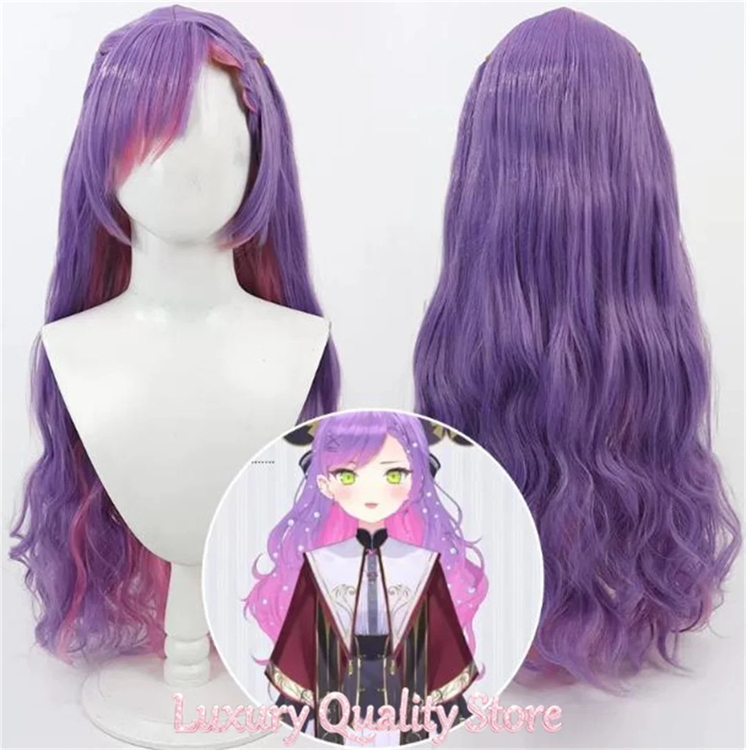 Cosplay Hololive VTuber Magical Academy Tokoyami Towa Wig Anime game party curly wig heat-resistant synthetic wig