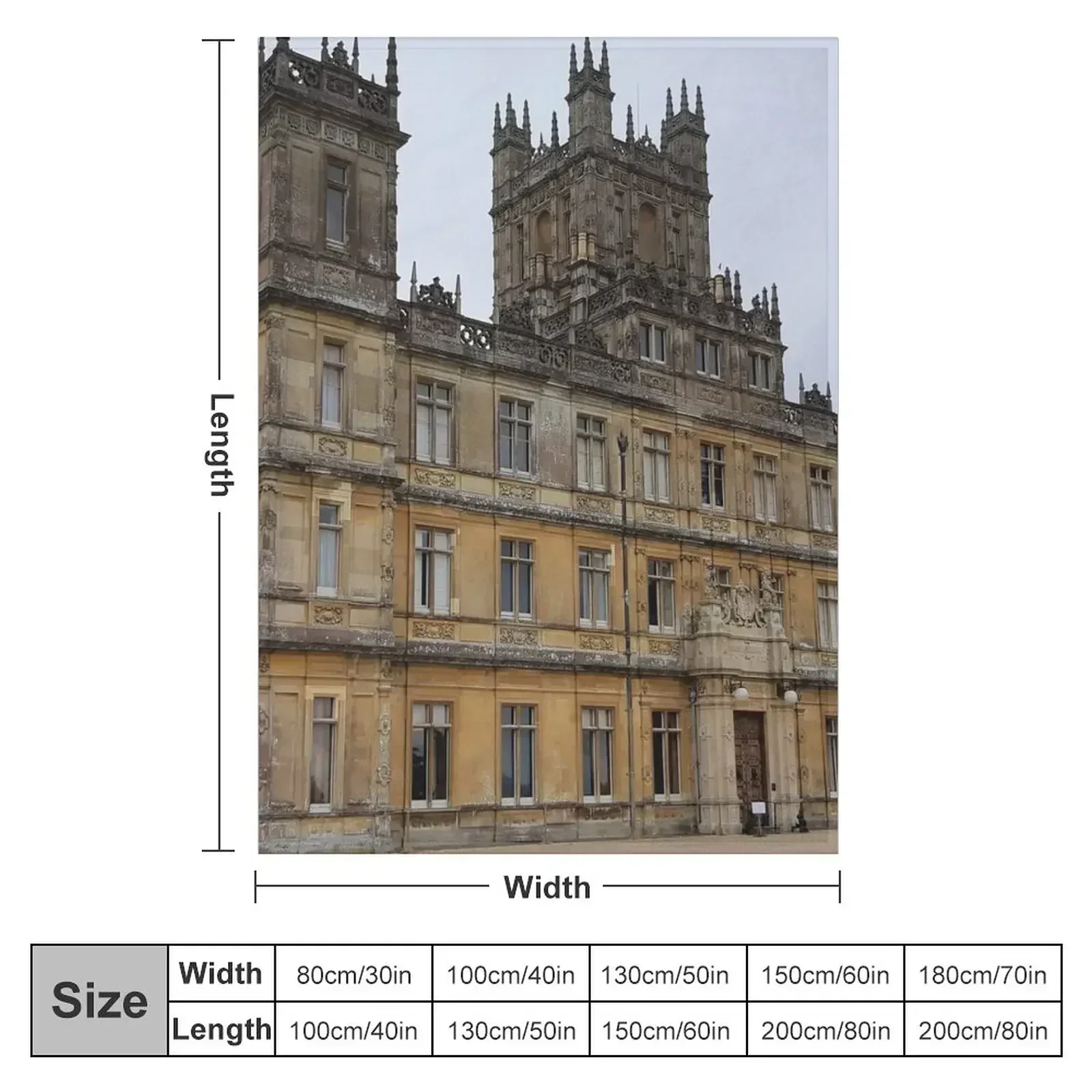 Downton Abbey - Highclere Castle Throw Blanket Camping Thermal decorative Extra Large Throw Blankets