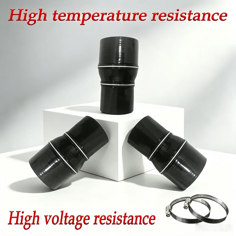 Silicone Hose Connector Automobile Clip-On with Large & Small Head Variable Diameter Soft Rubber Intake Pipe for Automotive