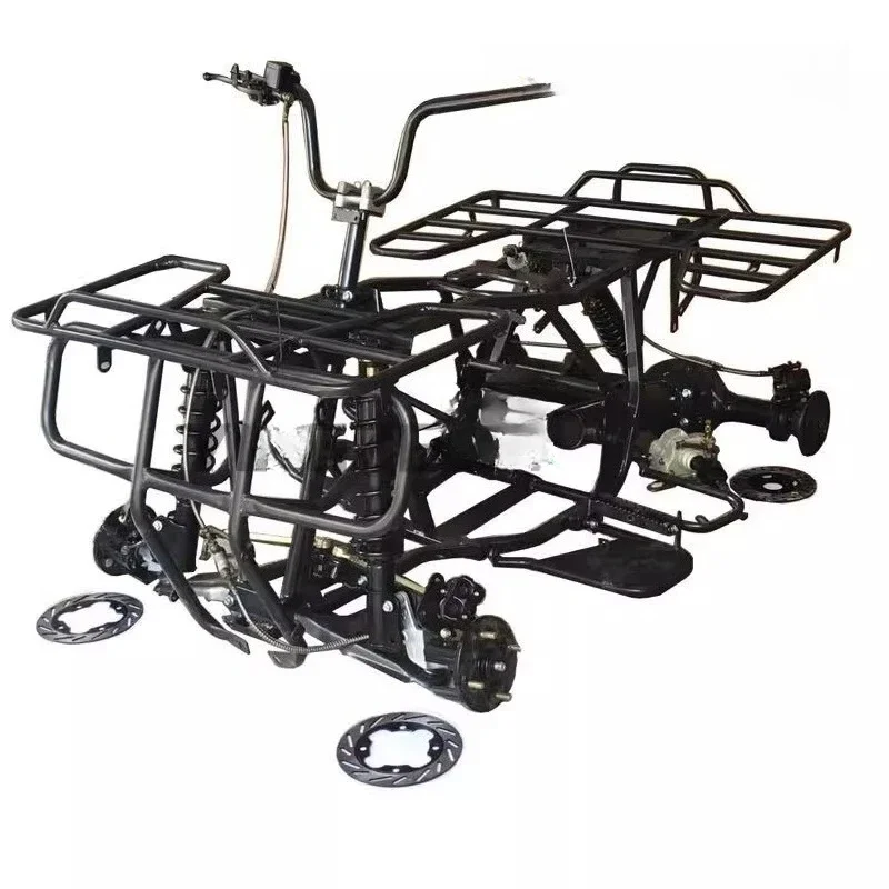ATV accessories, a complete set of frame body shock absorption shaft transmission disc brake rear axle assembly