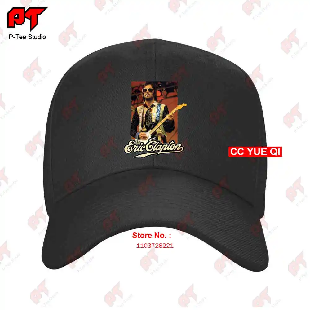 Eric Clapton 70'S Sunglasses Guitar Eric Clapton Tribute Baseball Caps Truck Cap JFMM