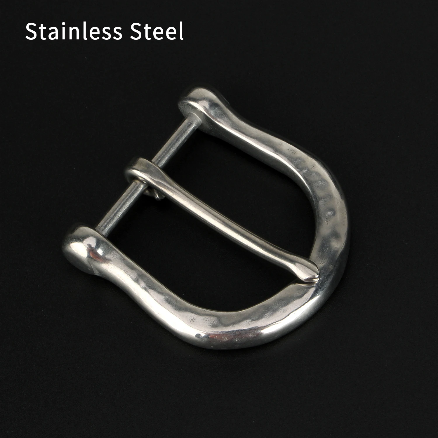 Heavy Duty 1.5"(39mm) Stainless Steel Belt Buckle Single Prong Horseshoe Shape Vintage Style DIY Craft Belt Parts Accessories
