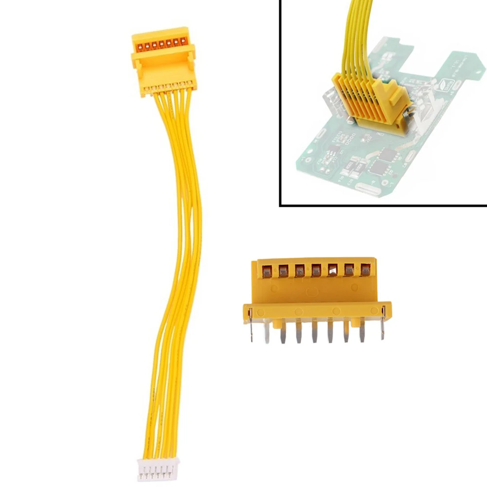 

For BL1850 Battery 18V Terminal Block 18V Battery Terminal For Battery Maintenance Yellow 2pcs set Terminal Cable Yellow Color