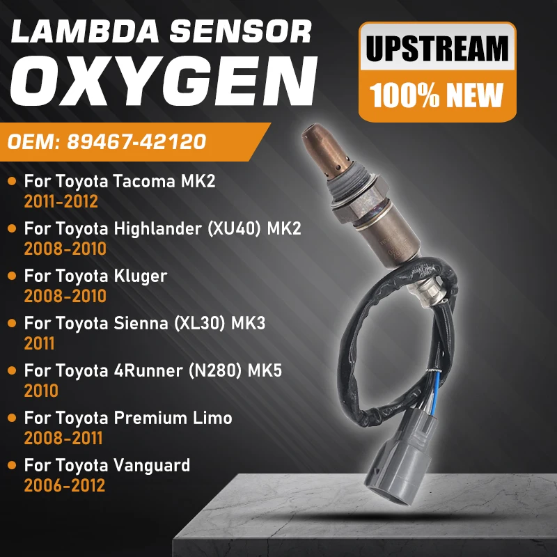 Автомобильный лямбда-зонд кислорода O2 для Toyota Tacoma MK2 2011-2012 Toyota Highlander XU40 Kluger 2008-2010 Toyota Sienna Toyota 4Runner
