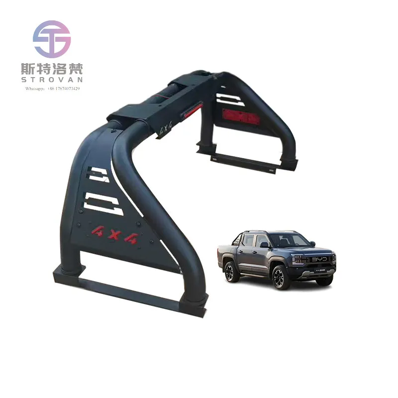 Original Style Triangle Roll Bar Rear Sport Bar For BYD Shark 5/6 Pickup Direct Bolt On