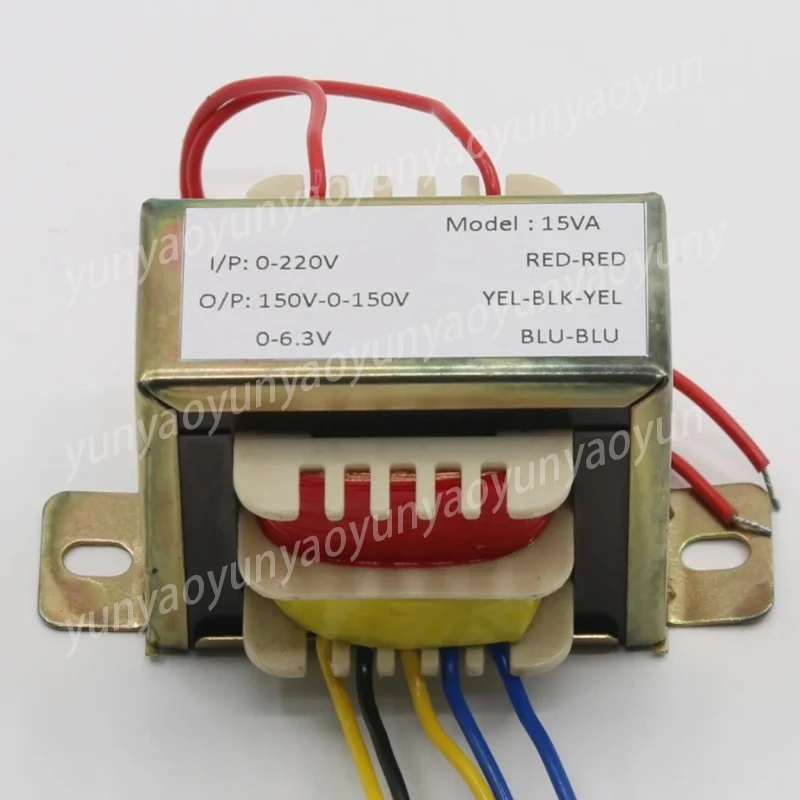 15W Dual 150V+6.3V EI Transformer For 6N3 Tube Preamplifier Audio