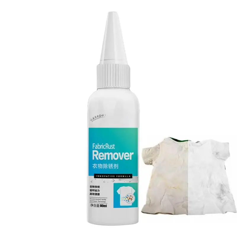 80ml Fabric Rust Remover Rust Remover Clean Foam Agent Fabric Strong Rust Remover Clothing Cleaning Agent For Copper Rust