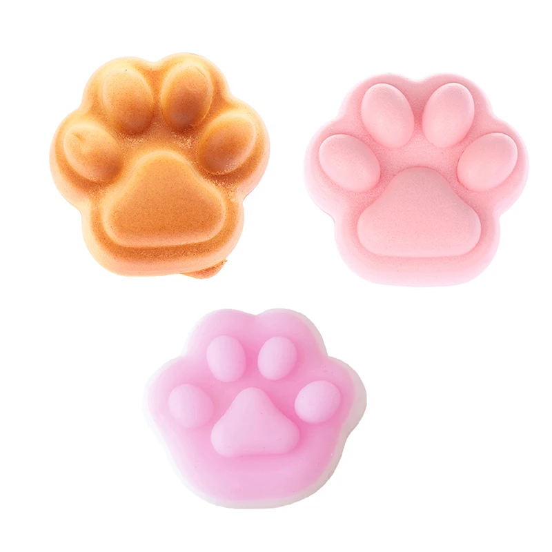 

Cute Small Cat Paw Slow Rebound Fidget Toy Cat Foot antistress Wet Soft Finger Pinch Decompression Squeezy Toy Release Toys