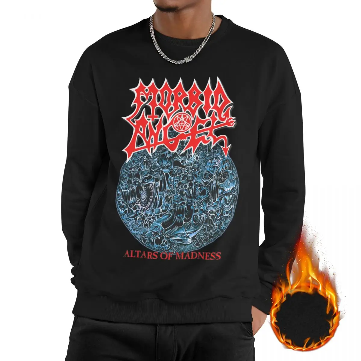 

Morbid Angel Death Metal Altars Of Madness Sweatshirt Fleece-Lined For Men WomenSweatshirts long Sleeve Shirts Hoodie