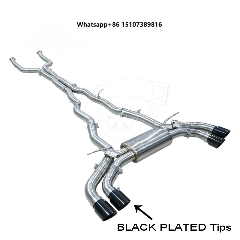 

For G90 S68 2025+ Middle Pipe + Catback with Black Tips