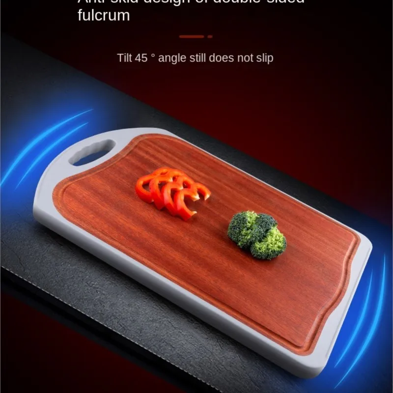 Double-sided use cutting board solid wood household and panel ebony chopping board sticky board double-sided cutting board