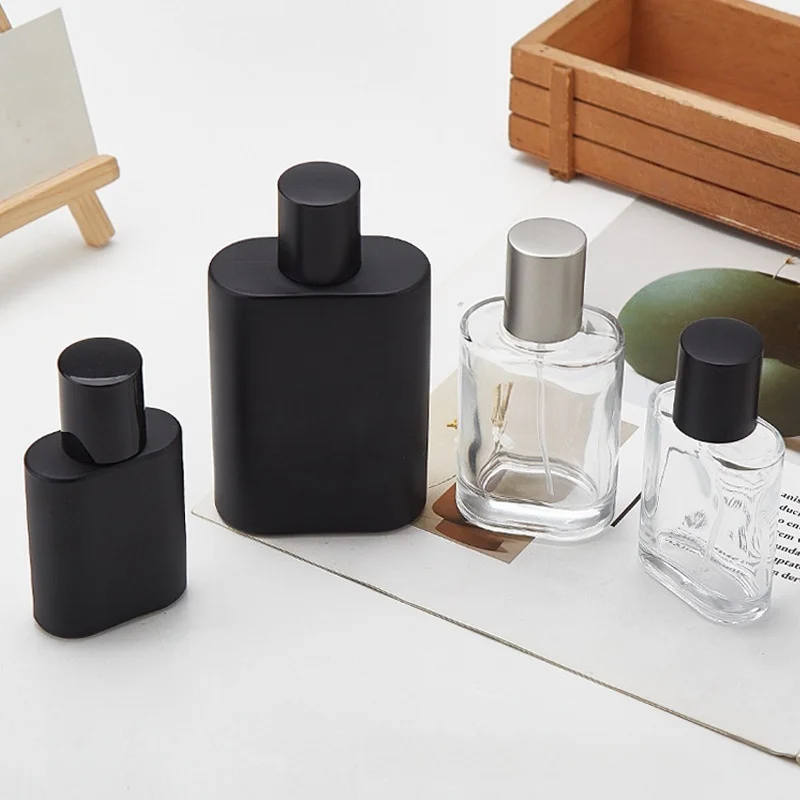 10pcs 30/ 50/100ml Clear Glass Perfume Bottle Empty Spray Bottle Crimp Nick Bottle Bayonet Bottle Atomizer Need A Tool