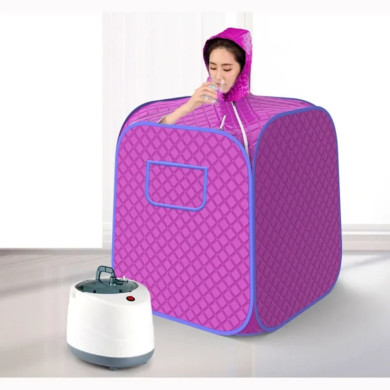 portable health steam sauna cabin para casa folding detox therapy perda de peso corpo inteiro spa util 01