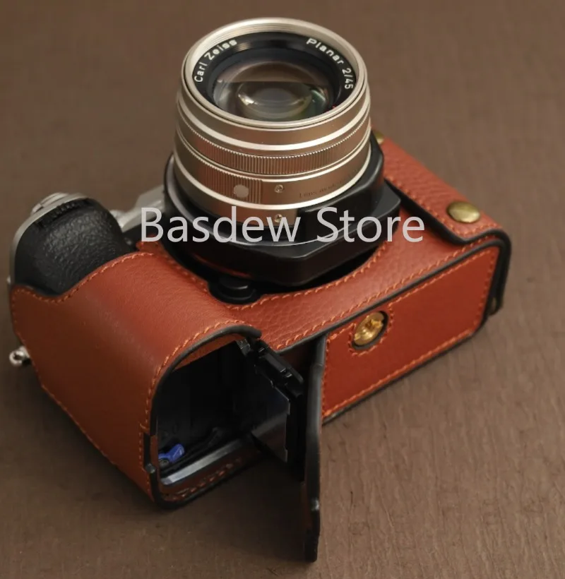 

Camera Bag Strap Leather Hand-Made Leather Case Protective Cover Base