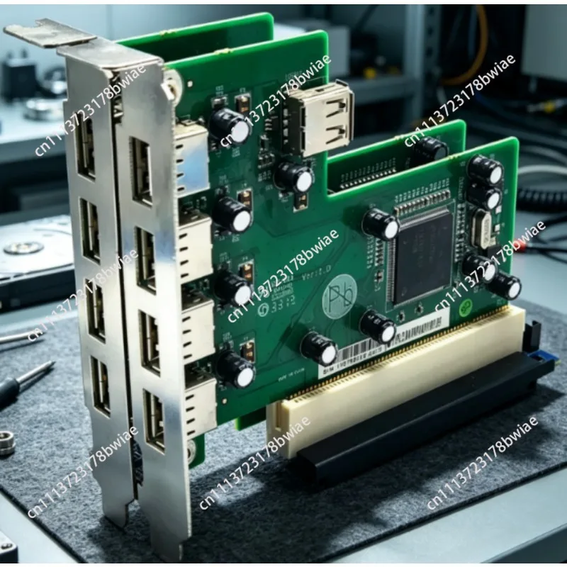Suitable for PCIe to dual PCI slot PCI-e TO PCI adapter card, supports capture card