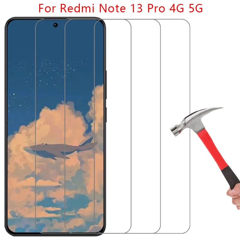 Защитное стекло для Xiaomi Redmi Note 13 Pro 4G/5G, чехол для Redmi Note 13, не для 13 Pro 4G/5G, задняя крышка, чехол для Xiaomi Pro 5G