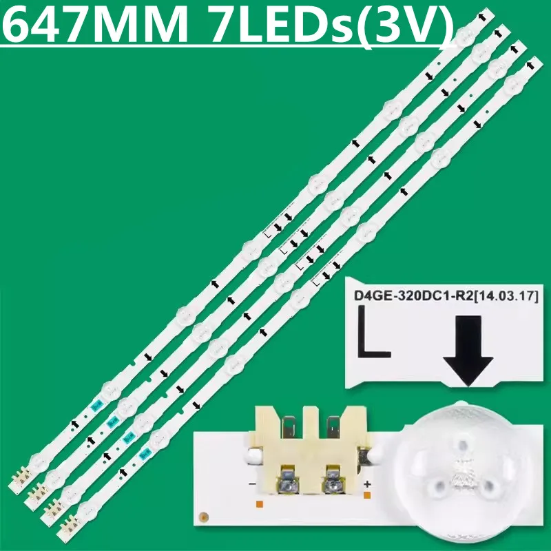 LED Strip 7lamps D4GE-320DC1-R1 BN96-30442A BN96-30443A BN96-30444A UE32J5000 UE32J5100 UE32J5120 UE32J5200 UE32J5373 UE32J5500