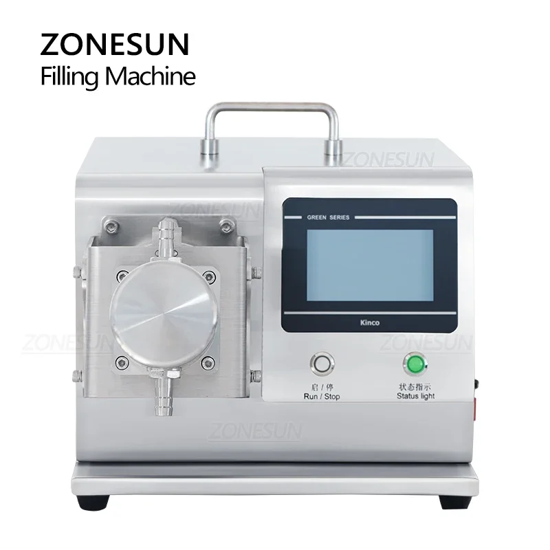ZONESUN ZS-CPYT1 Automatic Liquid Filling Machine Ceramic Pump Chemical Tube Reagent Filler
