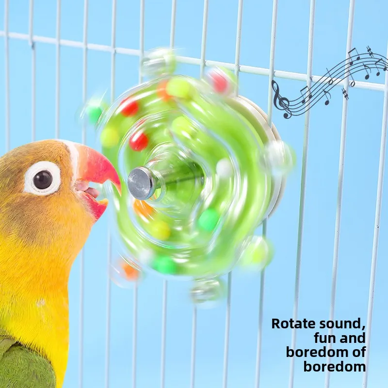 الببغاء الصحن الطائر الغزل الموسيقى الملونة لؤلؤة الأرز عداء الحيوانات الأليفة لعبة الضغط الطيور متعة الإغاثة لعبة الضغط