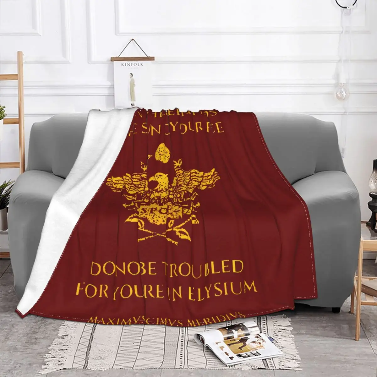 Ancient Romans For You Are In Elysium Portable Warm Throw Blankets for Bedding Travel