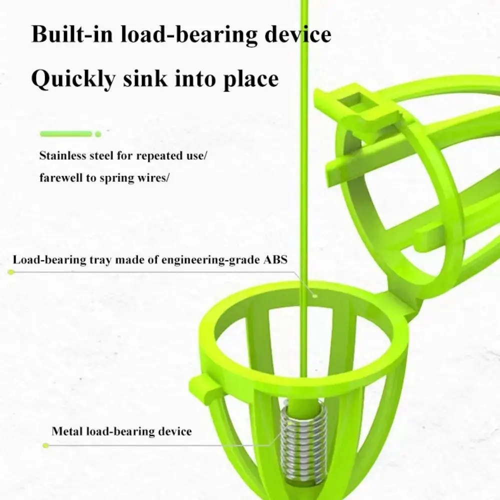 4Pcs/lot Double Hook Explosive Fishing Hook Bomb Explosion Fluorescent Fishing Lure Bait Trap Anti-hanging Sharp
