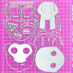 2024 New Hero Cape Mask Metal Cutting Dies for Scrapbooking Paper Craft and Card Making Embossing Decor No Stamps