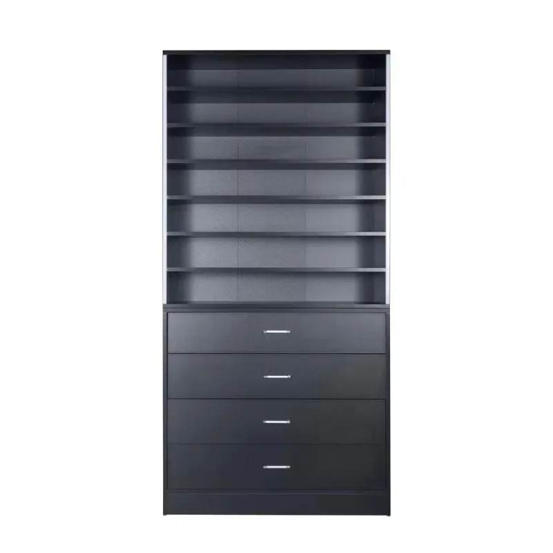 custom.Smoke Shop Wood Grain Cigarettes Shelf Pusher Display Unit Fixture Drawer Cabinet Stand Rack