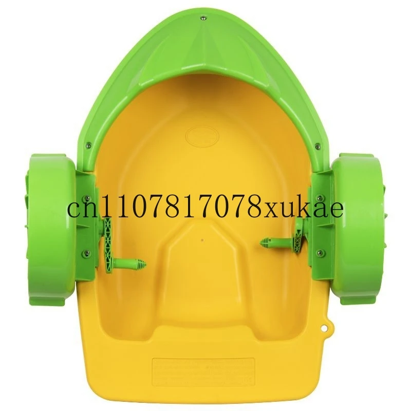 جديد للأطفال قارب مكرنك اليد التجديف قارب نفخ المياه الكهربائية الوفير قارب الوالدين والطفل مزدوجة مربع لعبة للهواء الطلق #2