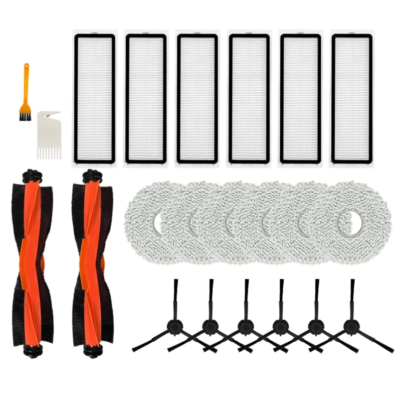 Für dreame x20 pro haupt walzen bürste hepa filters eite spin bürste mop tücher lappen vakuum ersatzteile