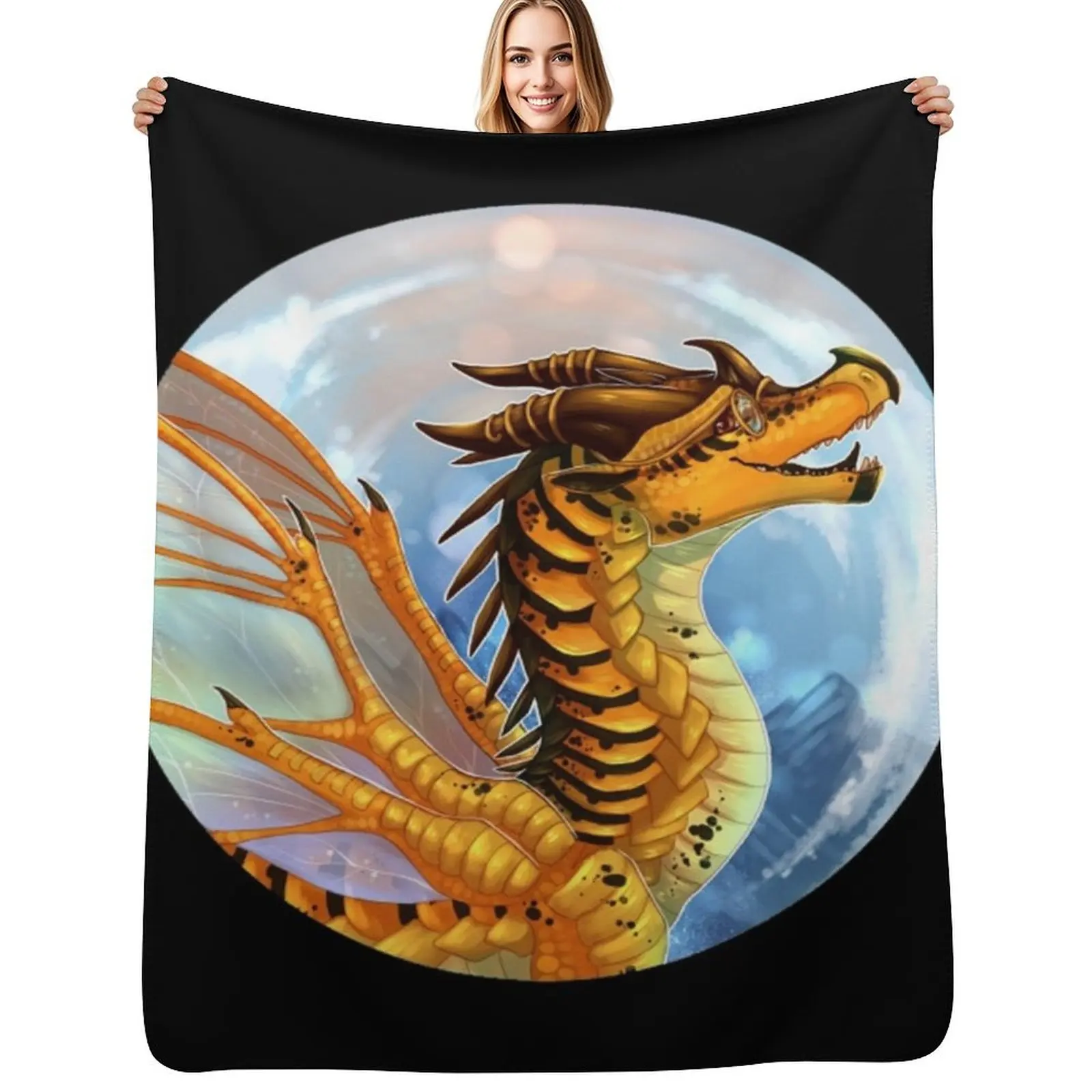 Wings of Fire - Cricket Throw Blanket Flannels Luxury Luxury Thicken blankets and throws Soft Big Soft Blankets