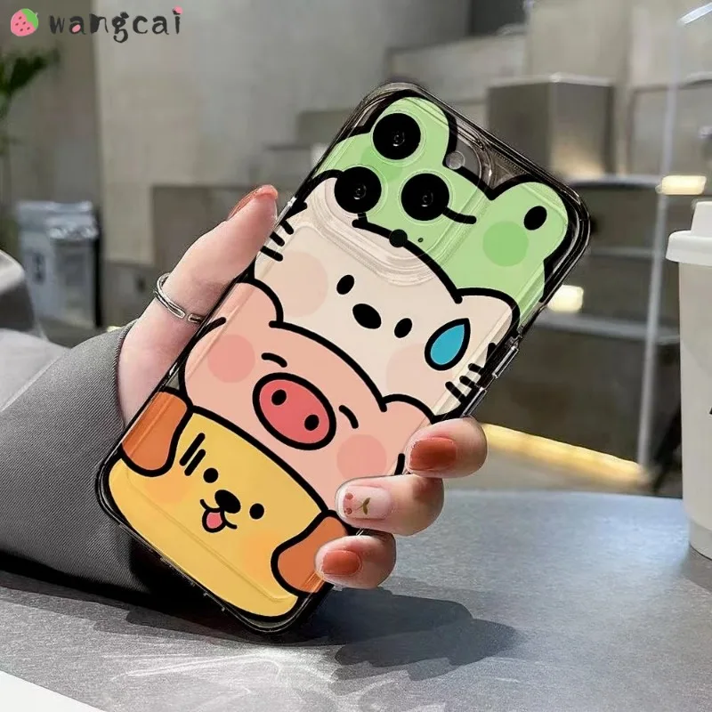 جراب هاتف بحماية ناعمة لـ Oneplus ، الضفدع ، القط ، الخنزير ، الكلب ، غطاء الهاتف ، ACE 3 ، 2V ، 11R ، ACE 2 ، 11 ، 11R ، 10T ، 9RT ، nord CE 9 Pro ، 9 ، 8T