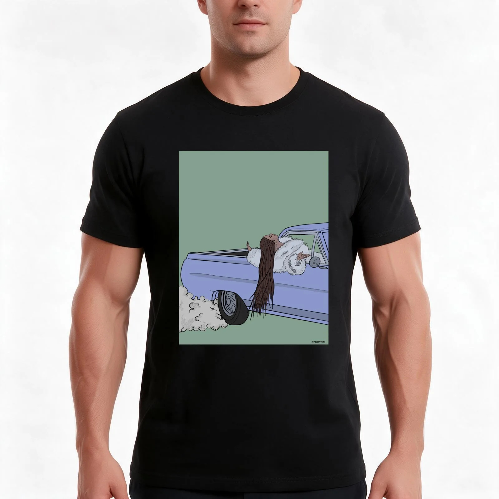 Formation T-Shirt, Summer Casual Cotton Tee, Oversized Streetwear Tops, Vintage Graphic Print, Loose Fit Short Sleeve