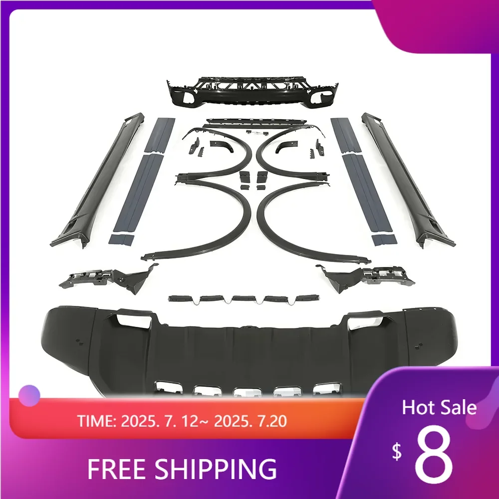 

KM for Porsches Cayenne 958 2015-2017 Upgrade GTS Style Bumper Body Kit Front Lip Rear Diffuser
