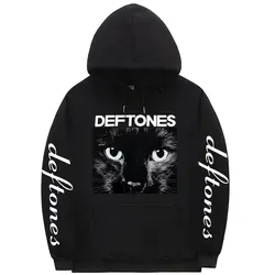 Deftones Printed Sports Casual Hoodie Men's Long Sleeve Hoodie Cat Pattern Men Harajuku Clothing Unisex Women's Long Sleeve Tops