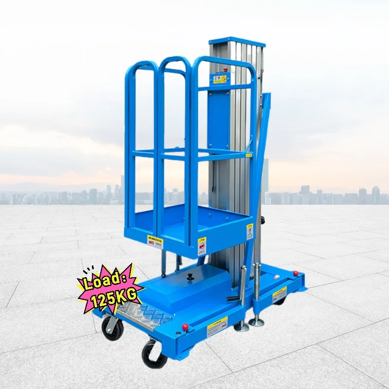 

10 m Outdoor Electric Scaffolding Lift Cheap One Man Lift Vertical Platform Lift for Prune