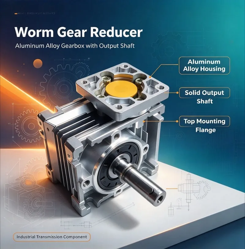 NMRV030 Gearbox//Worm Gear Reducer/Turbine Gear Reducer 57 Stepper Motor, Brushless Motor