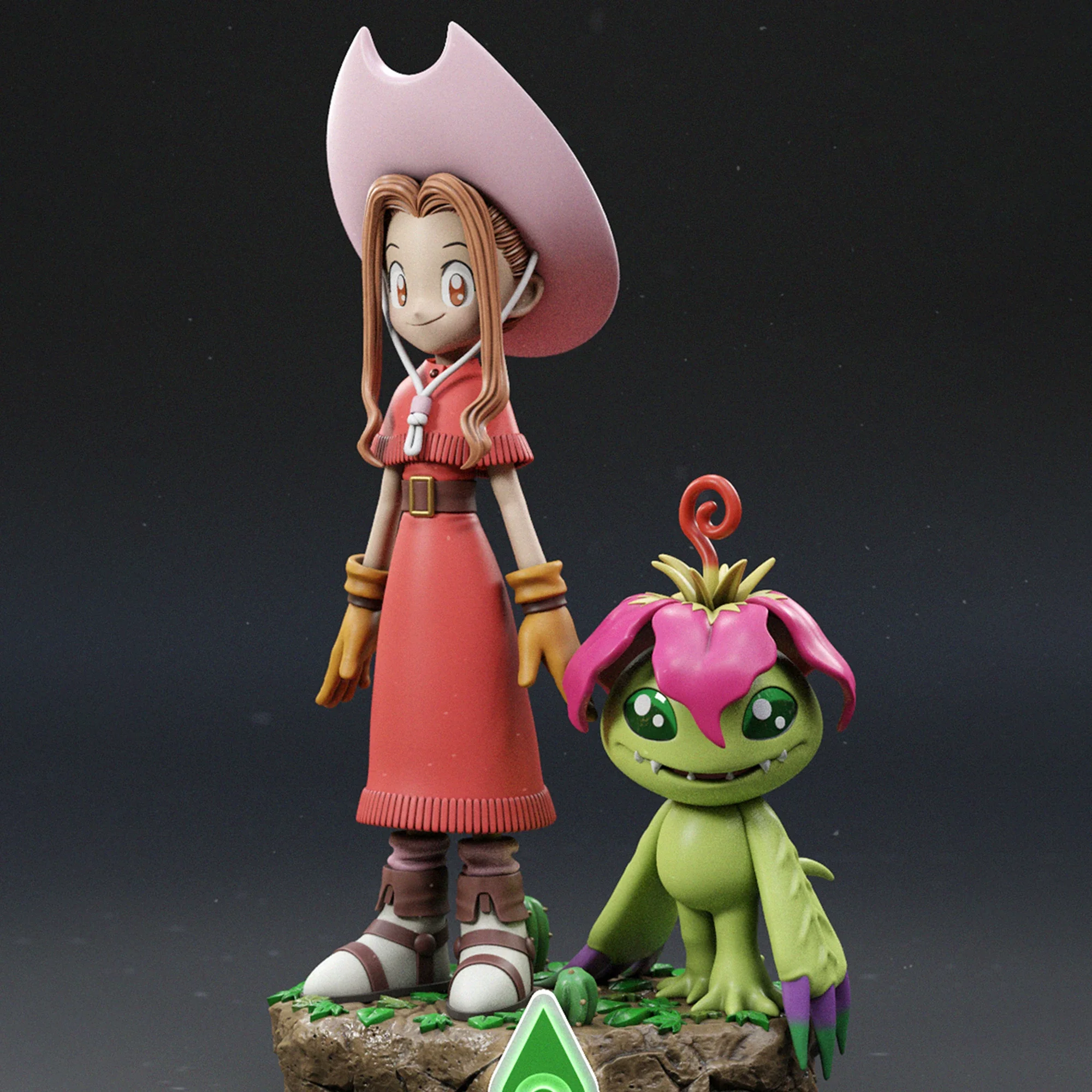 

Model Customization 15cm Mimi Tachikawa and Palmon Model Toys Digimon Adventure Gk Customize 3D printing model