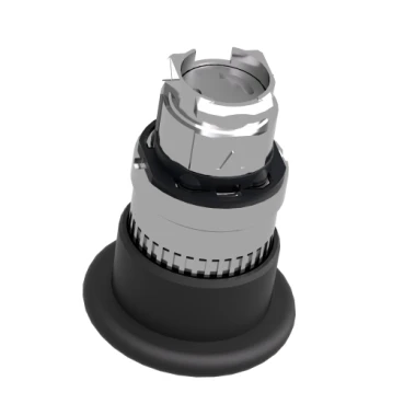 ZB4BT2 Mushroom push button head 40mm, Harmony XB4, metal, black, 22mm, latching push pull