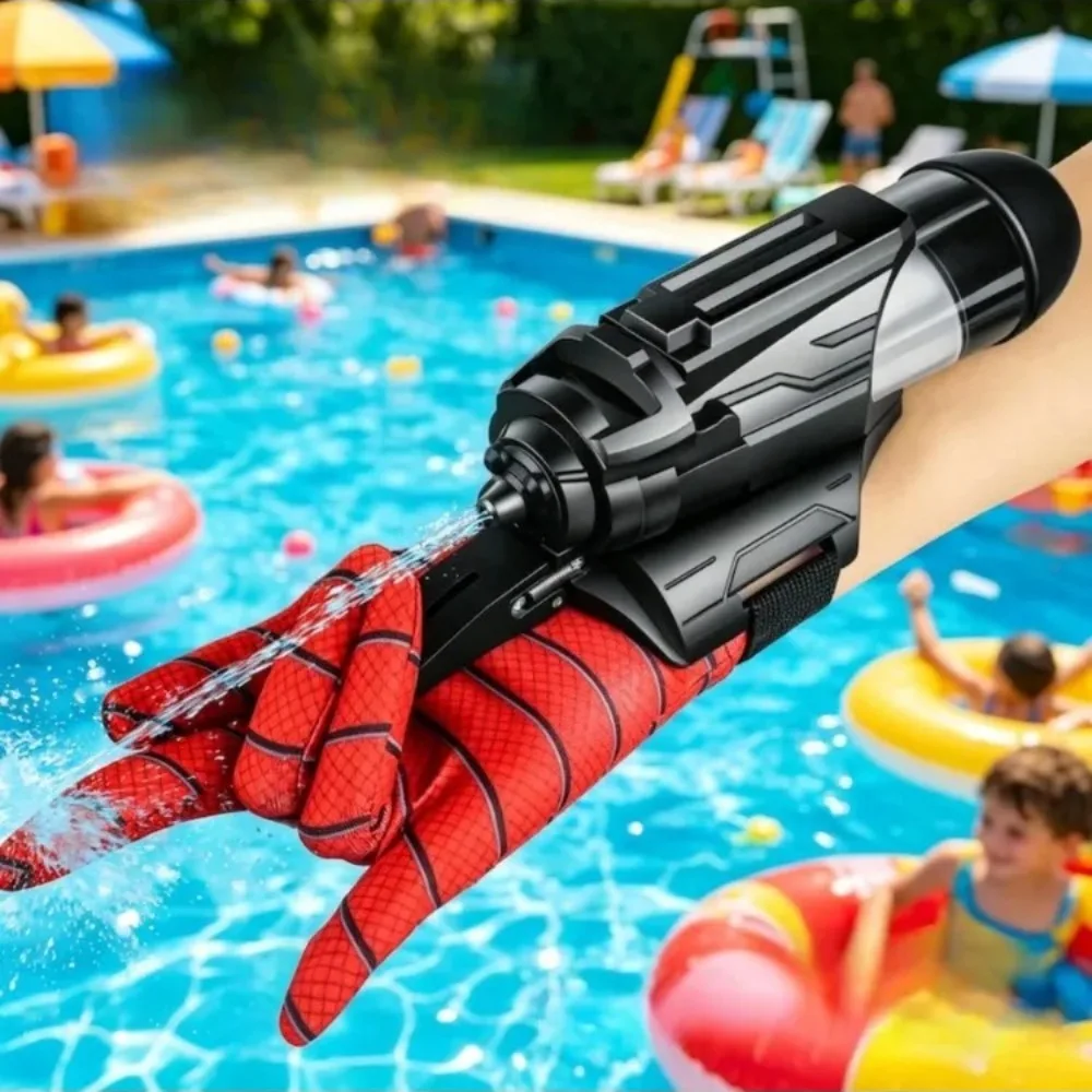 Popular Spider Wrist Press Electric Launcher Burst Water Gun Water Blaster Toy Party Props Perfect Gifts for Children