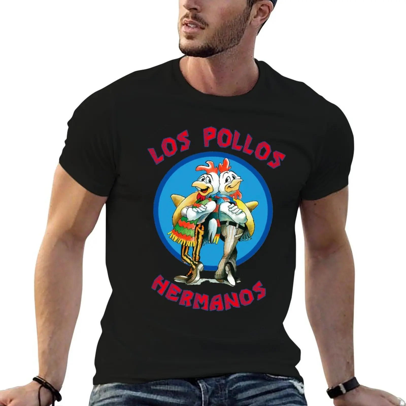 Los Pollos Hermanos T-Shirt graphic t shirts street wear anime shirts men