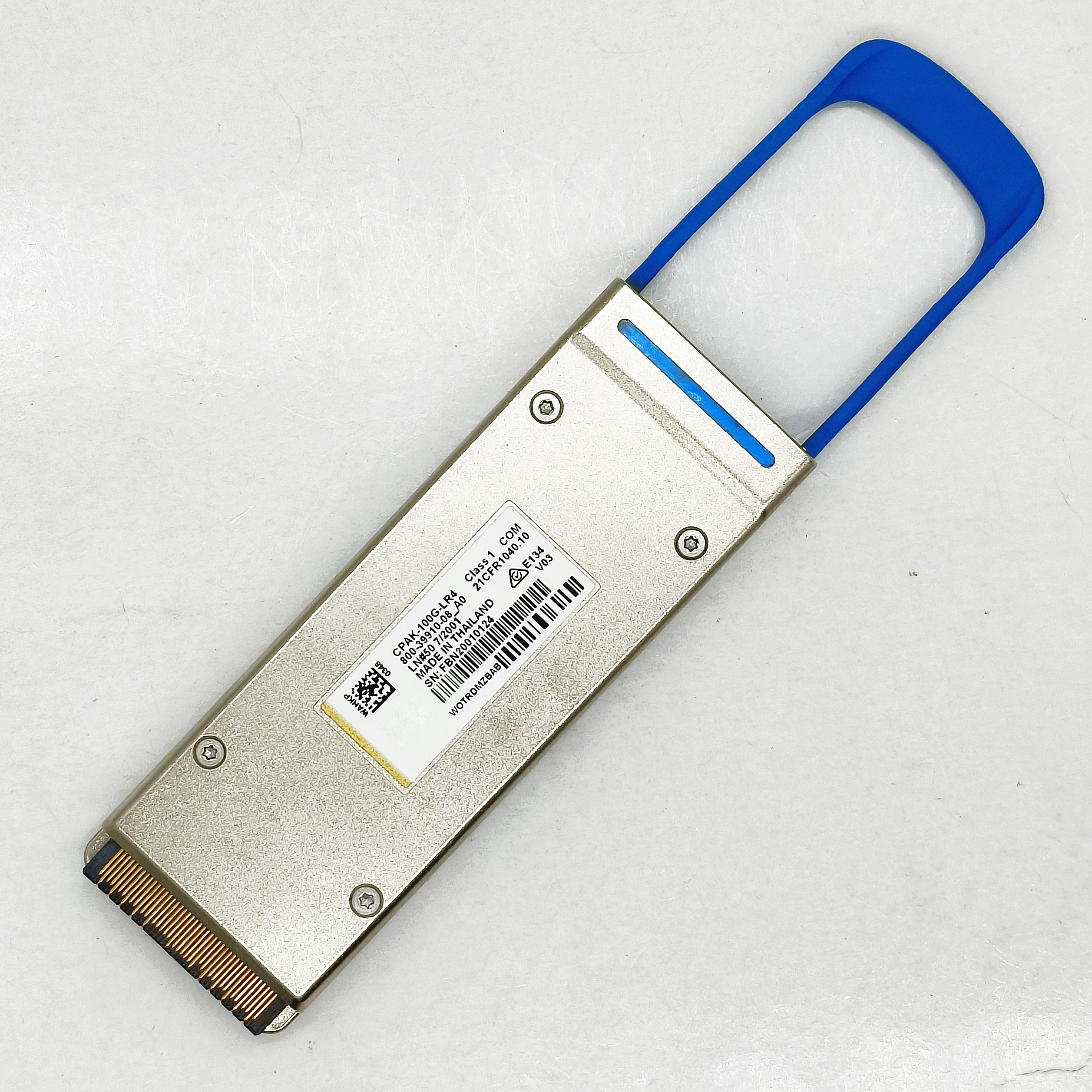 

Genuine Switch Modules Cisco CPAK-100G-LR4 800-43011-03 800-39910-08 100GBASE-LR4 10km SMF 95% New Optic Transceiver Module